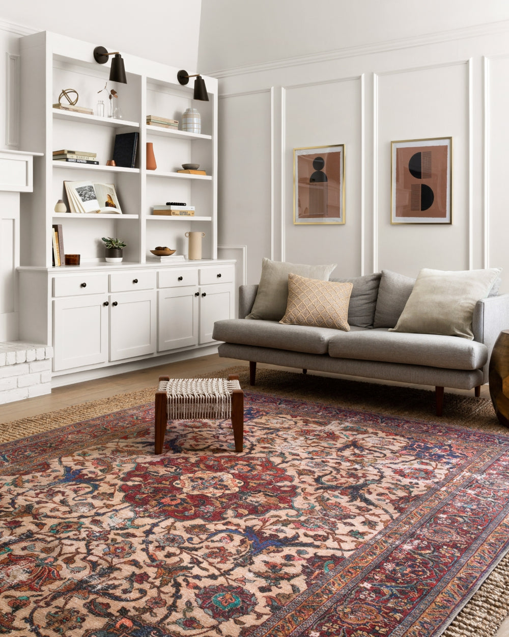 Loloi Loren LQ-11 100% Polyester Power Loomed Traditional Rug LORELQ-11SAML84B6