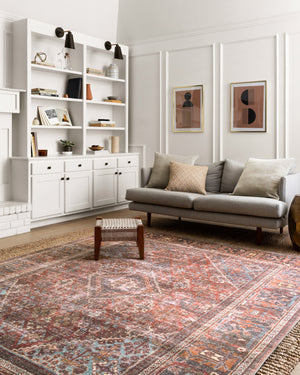 Loloi Loren LQ-13 100% Polyester Power Loomed Traditional Rug LORELQ-13BKMD84B6