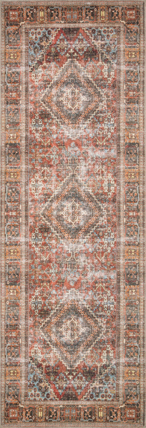 Loloi Loren LQ-13 100% Polyester Power Loomed Traditional Rug LORELQ-13BKMD84B6