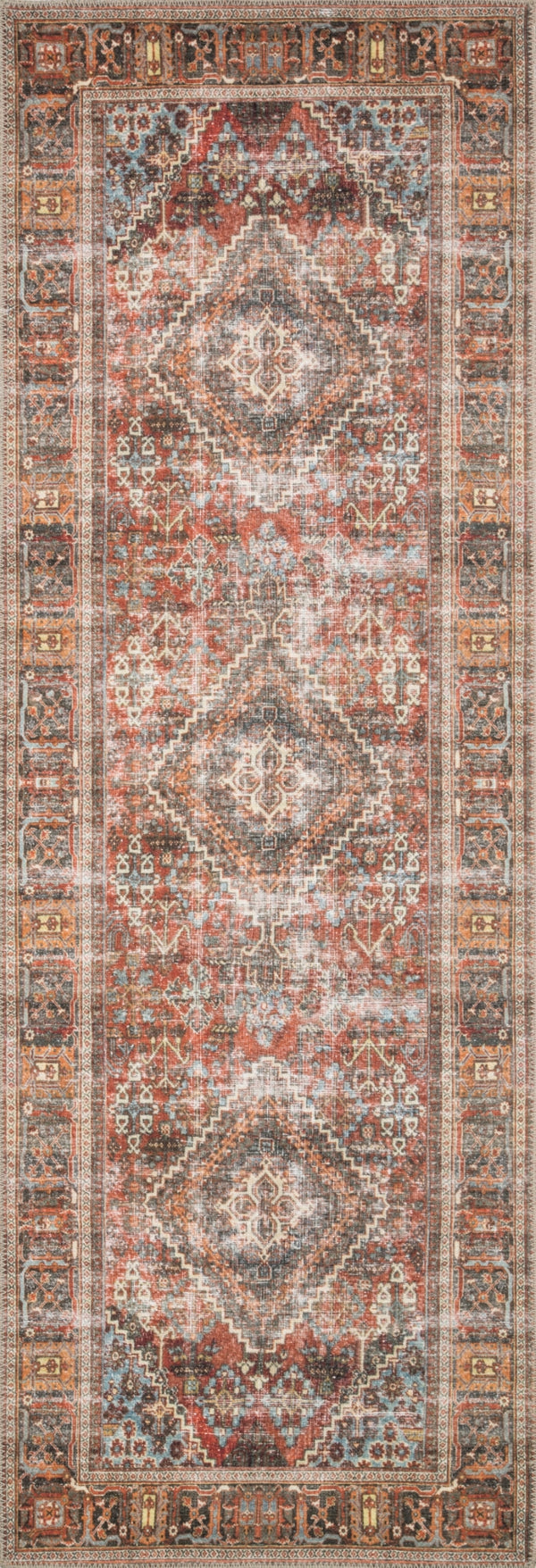 Loloi Loren LQ-13 100% Polyester Power Loomed Traditional Rug LORELQ-13BKMD84B6