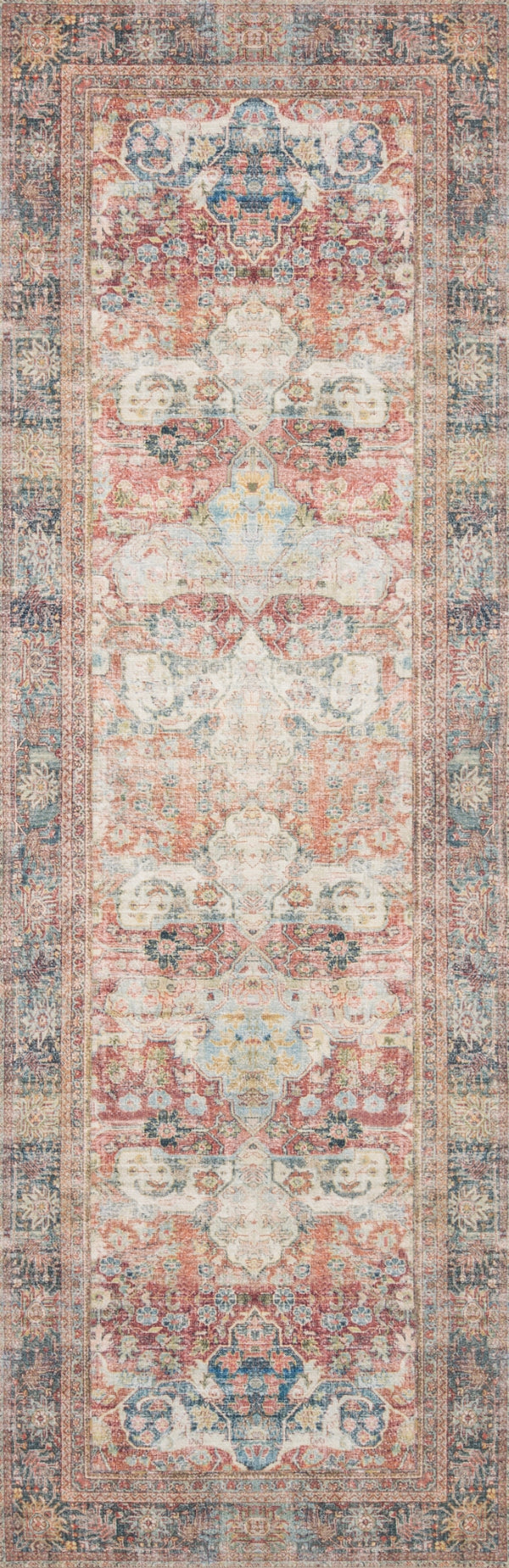 Loloi Loren LQ-14 100% Polyester Power Loomed Traditional Rug LORELQ-14BKML84B6