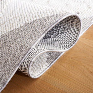 Safavieh Lotus 102 Transitional Power Loomed Rug Ivory / Dark Grey LOT102A-9