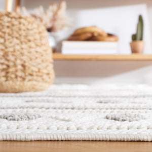 Safavieh Lotus 104 Transitional Power Loomed Rug Ivory / Grey LOT104A-9