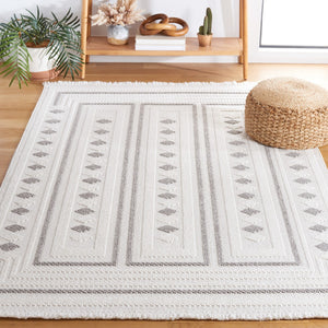 Safavieh Lotus 104 Transitional Power Loomed Rug Ivory / Grey LOT104A-9