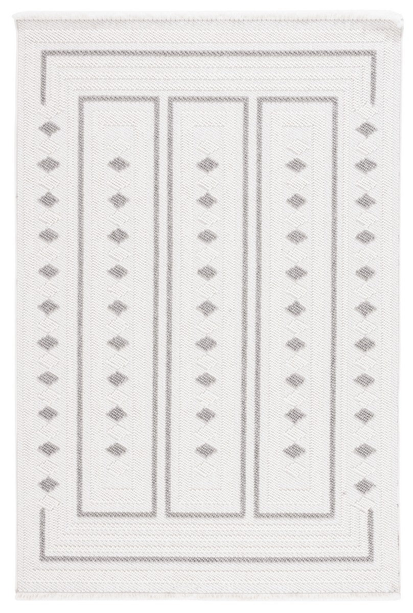 Safavieh Lotus 104 Transitional Power Loomed Rug Ivory / Grey LOT104A-9