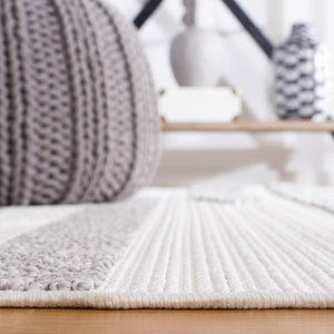 Safavieh Lotus 107 Transitional Power Loomed Rug Ivory / Dark Grey LOT107A-9