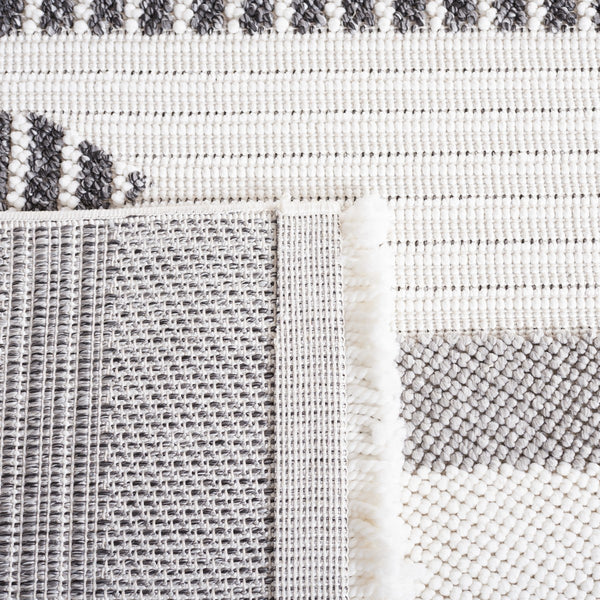 Safavieh Lotus 107 Transitional Power Loomed Rug Ivory / Dark Grey LOT107A-9