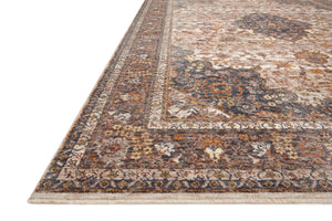 Loloi Lourdes LOU-01 Polyester, Viscose Pile Power Loomed Traditional Rug LOURLOU-01NAOCB6F7