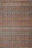 Lourdes LOU-03 Polyester, Viscose Pile Power Loomed Traditional Rug