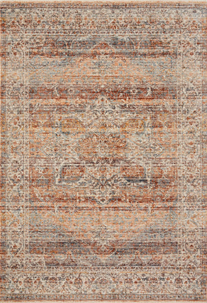 Loloi Lourdes LOU-07 Polyester, Viscose Pile Power Loomed Traditional Rug LOURLOU-07TGOCB6F7