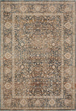 Lourdes LOU-08 Polyester, Viscose Pile Power Loomed Traditional Rug