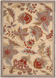 Blossom Jacobean Hand Hooked Wool Pile Rug