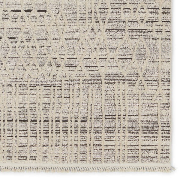 Jaipur Living Lore Caiya LRE02 Power Loomed 70% Polypropylene 30% Polyester Trellis Area Rug Cream 70% Polypropylene 30% Polyester RUG155337