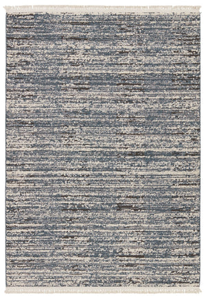 Jaipur Living Lore Duna LRE03 Power Loomed 70% Polypropylene 30% Polyester Stripes Area Rug Blue 70% Polypropylene 30% Polyester RUG155344