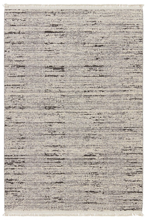 Jaipur Living Lore Duna LRE04 Power Loomed 70% Polypropylene 30% Polyester Stripes Area Rug Gray 70% Polypropylene 30% Polyester RUG155351