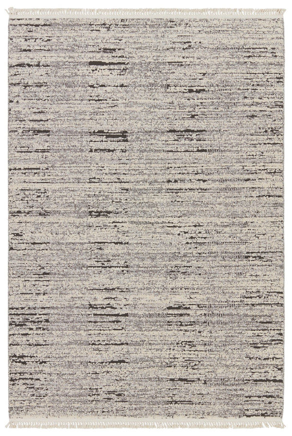 Jaipur Living Lore Duna LRE04 Power Loomed 70% Polypropylene 30% Polyester Stripes Area Rug Gray 70% Polypropylene 30% Polyester RUG155351