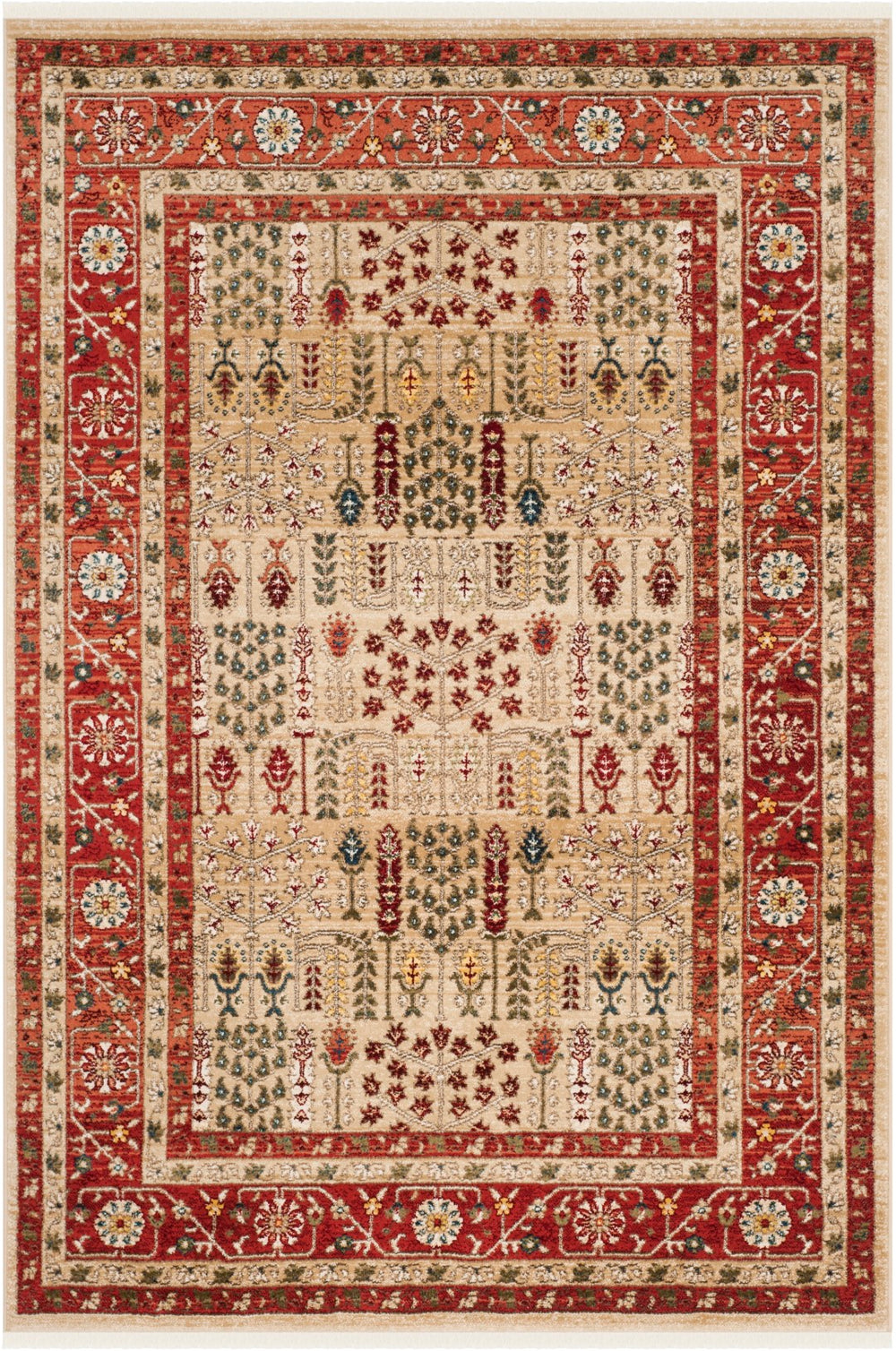 Safavieh Margaux Flat Weave Polypropylene Traditional Rug LRL1297C-7SQ