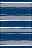 Hanover Stripe Flat Weave Polyester Rug