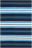 Leopold Stripe Flat Weave Polyester Rug