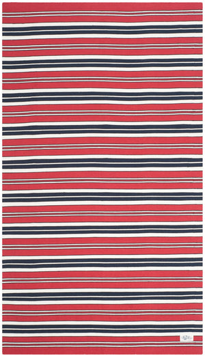 Safavieh Leopold Stripe Flat Weave Polyester Rug LRL2462E-9