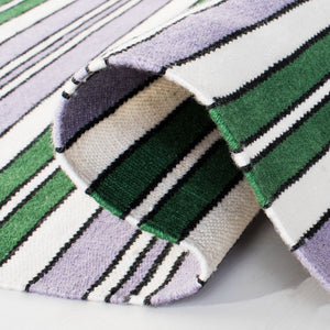 Safavieh Leopold Stripe Flat Weave Polyester Rug LRL2462G-9