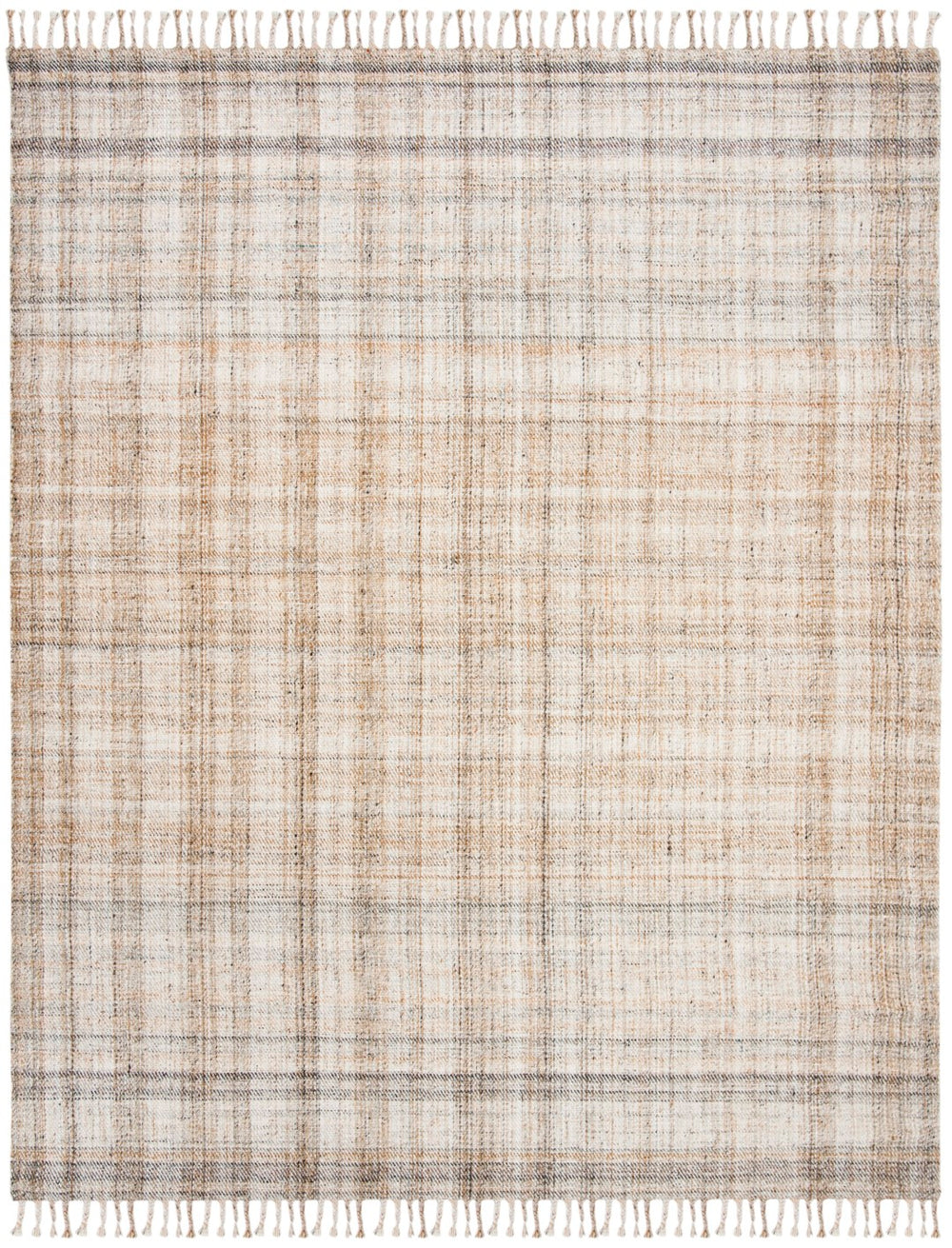 Safavieh Jahi Plaid Hand Loomed Wool/Viscose Rug LRL6470A-7SQ