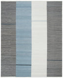 Safavieh Aryn Stripe Flat Weave Wool Rug Slate Wool LRL7310C-8