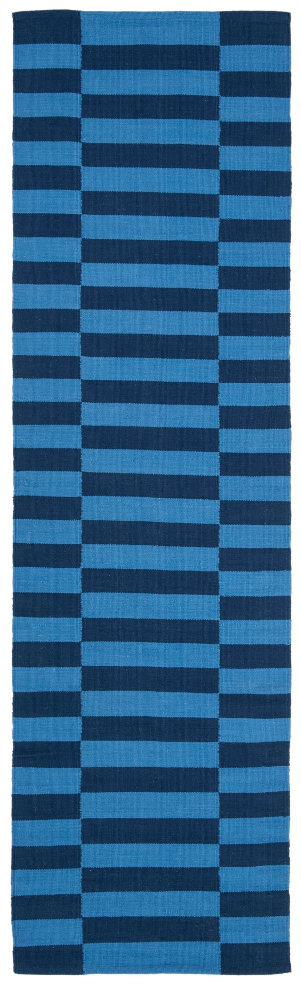 Ludlow Striped Cotton Flat Weave Rug - Stylish and Durable Home Accent for Any Living Space