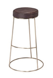 Jamie Young Co. Henry Round Leather Bar Stool LS20HENBSCHA