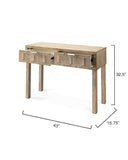 Jamie Young Co. Juniper Two Drawer Console LS20JUN2COGR