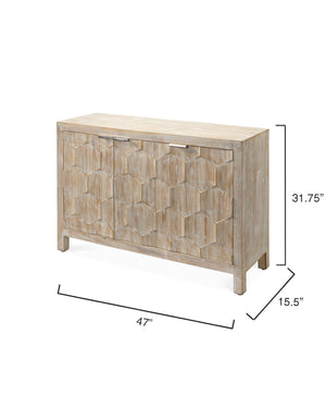 Jamie Young Co. Juniper Three Door Cabinet LS20JUN3CAGR