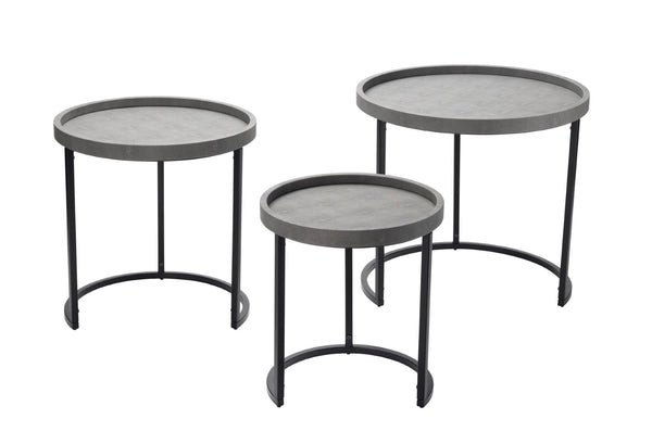 Jamie Young Co. Maddox Side Tables LS20MADDSTGR