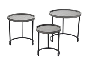 Jamie Young Co. Maddox Side Tables LS20MADDSTGR