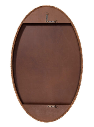 Jamie Young Co. Sparrow Braided Oval Mirror LS6SPAROVNA