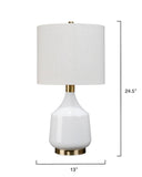 Jamie Young Co. Amelia Table Lamp LS9AMELIWHBR