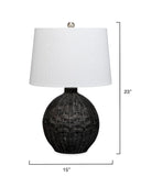 Jamie Young Co. Cape Table Lamp LS9CAPEBLACK