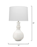 Jamie Young Co. Droplet Table Lamp LS9DROPLETWH