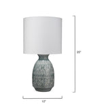 Jamie Young Co. Frieze Table Lamp LS9FRIEZESLA