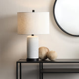 Jamie Young Co. Furrowed Table Lamp LS9FURROWHBK