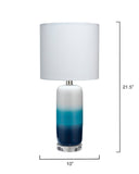 Jamie Young Co. Haze Table Lamp LS9HAZEBLUE