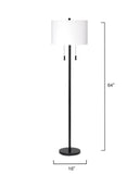 Jamie Young Co. Lincoln Floor Lamp LS9LINCFLBK