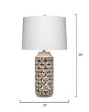 Jamie Young Co. Flora Table Lamp LSFLORAWH