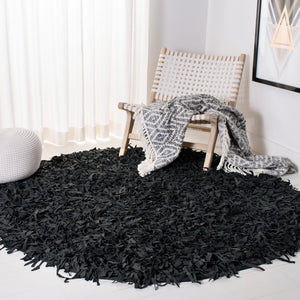 Safavieh Leather Shag Hand Knotted Leather Rug LSG511A-8R