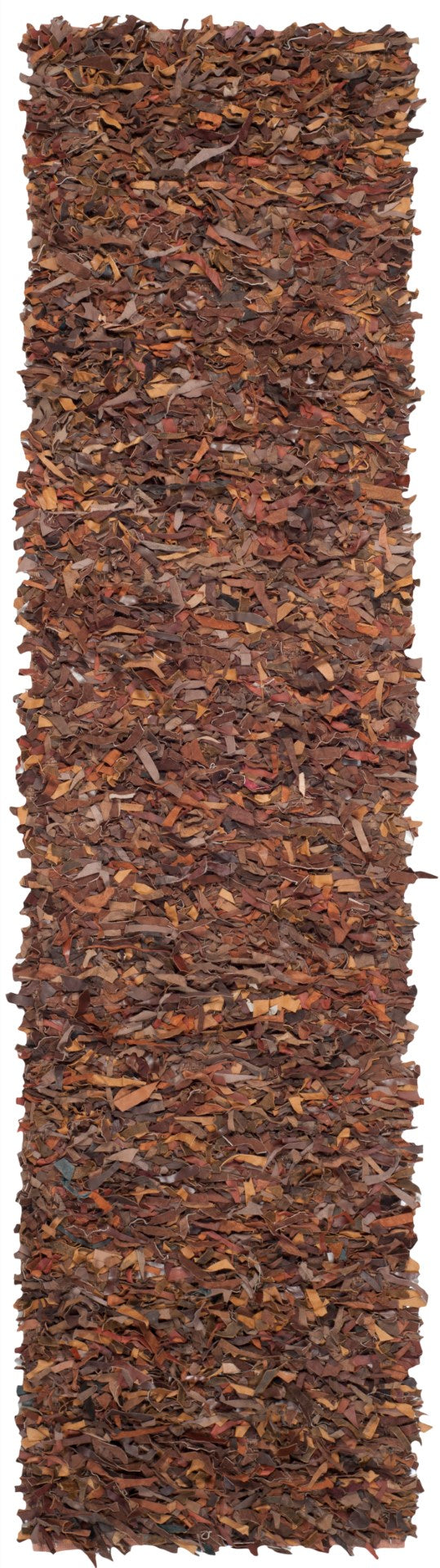 Safavieh Leather Shag Hand Knotted Leather Rug LSG511B-8R