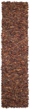 Safavieh Leather Shag Hand Knotted Leather Rug LSG511B-8R