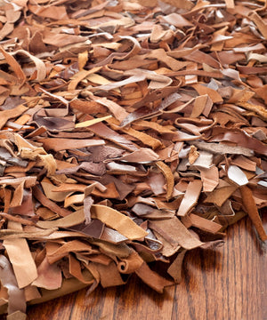 Safavieh Leather Shag Hand Knotted Leather Rug LSG511B-8R