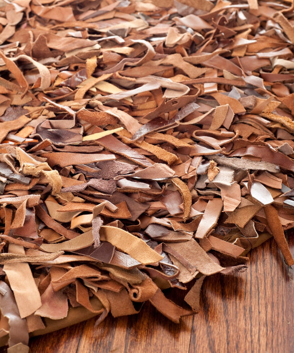 Safavieh Leather Shag Hand Knotted Leather Rug LSG511B-8R