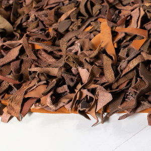 Safavieh Leather Shag Hand Knotted Leather Rug LSG511B-8R