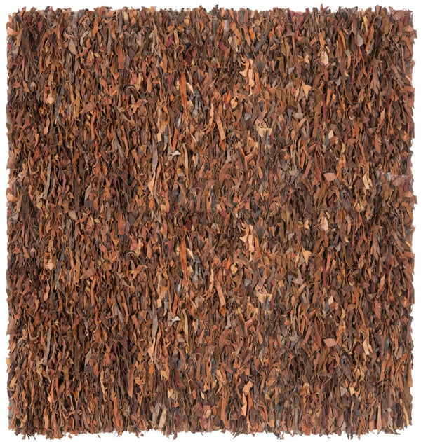 Safavieh Leather Shag Hand Knotted Leather Rug LSG511B-8R