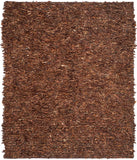 Safavieh Leather Shag Hand Knotted Leather Rug LSG511B-8R